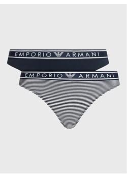 Emporio Armani Underwear Komplet 2 par fig klasycznych 163334 3R219 21136 Granatowy ze sklepu MODIVO w kategorii Majtki damskie - zdjęcie 168484893