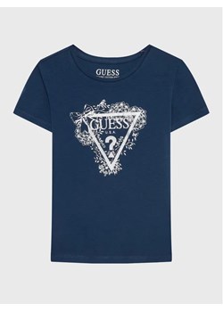 Guess T-Shirt K3RI17 K6YW1 Granatowy Regular Fit ze sklepu MODIVO w kategorii T-shirty chłopięce - zdjęcie 168486021