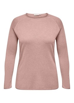 ONLY Carmakoma Sweter 15197209 Różowy Regular Fit ze sklepu MODIVO w kategorii Swetry damskie - zdjęcie 168486304