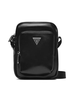 Guess Saszetka Bellagio Eco Mini-Bags HMBELG P4163 Czarny ze sklepu MODIVO w kategorii Torby męskie - zdjęcie 168487754