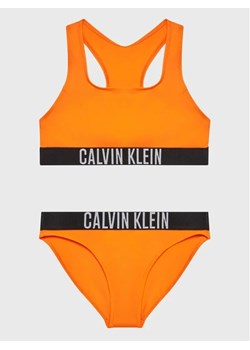 Calvin Klein Swimwear Strój kąpielowy KY0KY00027 Pomarańczowy ze sklepu MODIVO w kategorii Stroje kąpielowe - zdjęcie 168488034