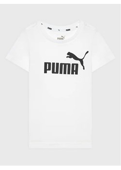Puma T-Shirt Essentials Logo 586960 Biały Regular Fit ze sklepu MODIVO w kategorii T-shirty chłopięce - zdjęcie 168489913
