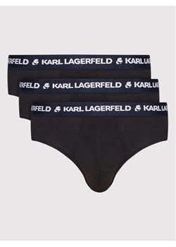 KARL LAGERFELD Komplet 3 par slipów 220M2121 Czarny ze sklepu MODIVO w kategorii Majtki męskie - zdjęcie 168490653