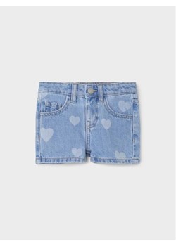 NAME IT Szorty jeansowe 13217176 Niebieski Regular Fit ze sklepu MODIVO w kategorii Spodenki dziewczęce - zdjęcie 168491963