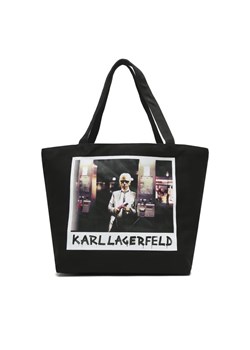 KARL LAGERFELD Torebka 226W3932 Czarny ze sklepu MODIVO w kategorii Torby Shopper bag - zdjęcie 168492880