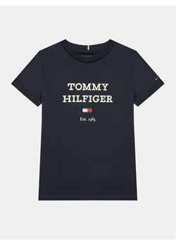 Tommy Hilfiger T-Shirt Logo KB0KB08671 D Granatowy Regular Fit ze sklepu MODIVO w kategorii T-shirty chłopięce - zdjęcie 168492984