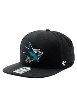 47 Brand Czapka z daszkiem NHL San Jose Sharks No Shot '47 CAPTAIN H-NSHOT22WBP-BKB Czarny ze sklepu MODIVO w kategorii Czapki z daszkiem męskie - zdjęcie 168493311