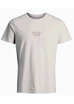 Jack&Jones T-Shirt 12251315 Écru Regular Fit ze sklepu MODIVO w kategorii T-shirty męskie - zdjęcie 168494692