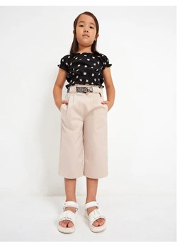 Mayoral Spodnie materiałowe 3506 Beżowy Regular Fit ze sklepu MODIVO w kategorii Spodnie dziewczęce - zdjęcie 168494731