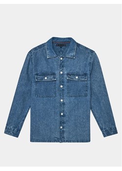 Tommy Hilfiger Koszula jeansowa Soft Denim Shirt L/S KB0KB08727 Niebieski Regular Fit ze sklepu MODIVO w kategorii Koszule chłopięce - zdjęcie 168495772
