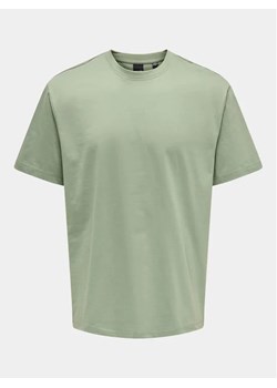 Only & Sons T-Shirt Fred 22022532 Zielony Relaxed Fit ze sklepu MODIVO w kategorii T-shirty męskie - zdjęcie 168496452