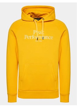 Peak Performance Bluza Original G77756420 Żółty Regular Fit ze sklepu MODIVO w kategorii Bluzy męskie - zdjęcie 168496500