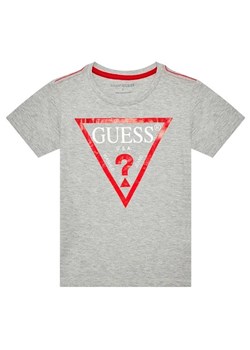 Guess T-Shirt N73I55 K8HM0 Szary Regular Fit ze sklepu MODIVO w kategorii T-shirty chłopięce - zdjęcie 168499103