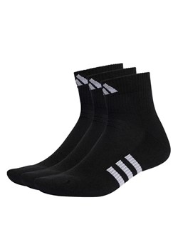adidas Zestaw 3 par niskich skarpet unisex Performance Cushioned Mid-Cut Socks 3 Pairs IC9519 Czarny ze sklepu MODIVO w kategorii Skarpetki damskie - zdjęcie 168499690