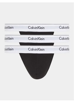 Calvin Klein Underwear Komplet 3 par stringów 000NB3226A Czarny ze sklepu MODIVO w kategorii Majtki męskie - zdjęcie 168500984