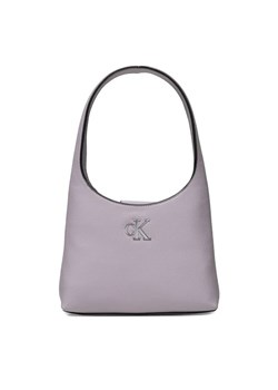 Calvin Klein Jeans Torebka Minimal Monogram Shoulder Bag K60K610843 Fioletowy ze sklepu MODIVO w kategorii Torby Shopper bag - zdjęcie 168501441