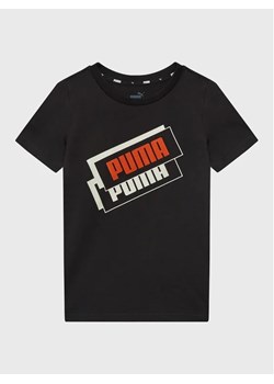 Puma T-Shirt Alpha Holiday 670109 Czarny Regular Fit ze sklepu MODIVO w kategorii T-shirty chłopięce - zdjęcie 168502281