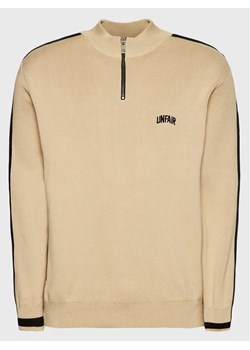 Unfair Athletics Sweter UNFR22-116 Beżowy Regular Fit ze sklepu MODIVO w kategorii Swetry męskie - zdjęcie 168502823