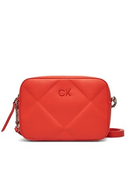 Calvin Klein Torebka Re-Lock Quilt Camera Bag K60K610767 Pomarańczowy ze sklepu MODIVO w kategorii Listonoszki - zdjęcie 168502870