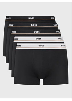 Boss Komplet 5 par bokserek Essential 50475275 Czarny ze sklepu MODIVO w kategorii Majtki męskie - zdjęcie 168503251