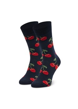 Happy Socks Skarpety wysokie unisex CHE01-6050 Granatowy ze sklepu MODIVO w kategorii Skarpetki damskie - zdjęcie 168504070