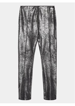 Guess Spodnie materiałowe J2BB06 WE5T0 Szary Skinny Fit ze sklepu MODIVO w kategorii Spodnie dziewczęce - zdjęcie 168504120