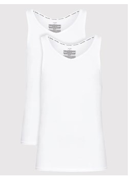 Calvin Klein Underwear Komplet 2 tank topów 000NB1099A Biały Slim Fit ze sklepu MODIVO w kategorii T-shirty męskie - zdjęcie 168504144