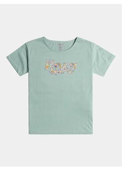 Roxy T-Shirt Day And Night A Tees ERGZT04008 Niebieski Regular Fit ze sklepu MODIVO w kategorii Bluzki dziewczęce - zdjęcie 168504454