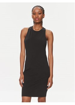 Calvin Klein Swimwear Sukienka plażowa KW0KW02480 Czarny Regular Fit ze sklepu MODIVO w kategorii Sukienki - zdjęcie 168505141