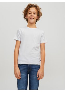 Jack&Jones Junior T-Shirt Organic Basic 12158433 Biały Regular Fit ze sklepu MODIVO w kategorii T-shirty chłopięce - zdjęcie 168505234
