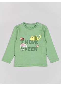 Zippy Bluzka ZBBAP0303 23001 Zielony Regular Fit ze sklepu MODIVO w kategorii T-shirty chłopięce - zdjęcie 168505244