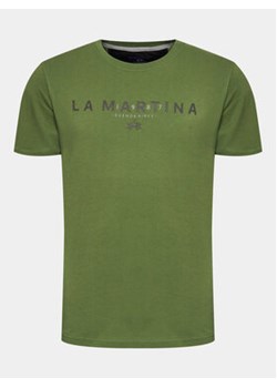 La Martina T-Shirt WMR005 JS206 Zielony Regular Fit ze sklepu MODIVO w kategorii T-shirty męskie - zdjęcie 168505744