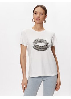 Culture T-Shirt Gith 50109292 Biały Relaxed Fit ze sklepu MODIVO w kategorii Bluzki damskie - zdjęcie 168505881