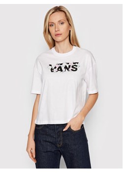 Vans T-Shirt VN0A5LCN Biały Relaxed Fit ze sklepu MODIVO w kategorii Bluzki damskie - zdjęcie 168506214