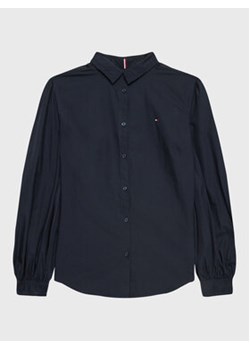 Tommy Hilfiger Koszula KG0KG07030 D Granatowy Regular Fit ze sklepu MODIVO w kategorii Koszule dziewczęce - zdjęcie 168506242
