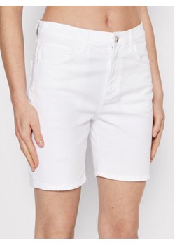 Liu Jo Szorty jeansowe WA2542 T3055 Biały Slim Fit ze sklepu MODIVO w kategorii Szorty - zdjęcie 168506503