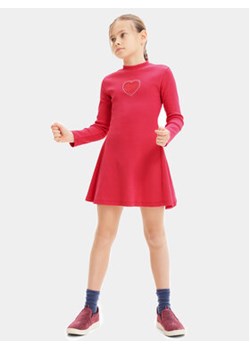 Desigual Sukienka codzienna 23WGVK03 Różowy Regular Fit ze sklepu MODIVO w kategorii Sukienki dziewczęce - zdjęcie 168507030