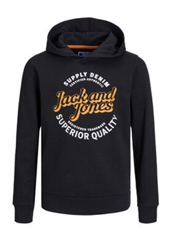 Jack&Jones Junior Bluza 12237112 Czarny Regular Fit ze sklepu MODIVO w kategorii Bluzy chłopięce - zdjęcie 168507060