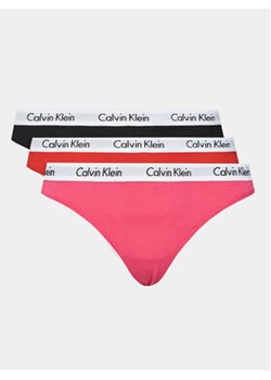 Calvin Klein Underwear Komplet 3 par stringów 000QD5145E Kolorowy ze sklepu MODIVO w kategorii Majtki damskie - zdjęcie 168507383