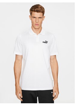 Puma Polo Ess Pique 586674 Biały Regular Fit ze sklepu MODIVO w kategorii T-shirty męskie - zdjęcie 168507434