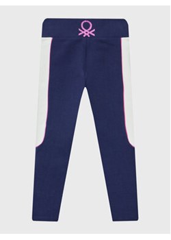 United Colors Of Benetton Legginsy 3GNSCF02D Granatowy Regular Fit ze sklepu MODIVO w kategorii Spodnie dziewczęce - zdjęcie 168508011