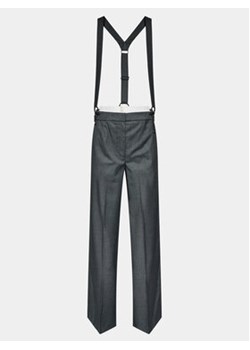 Remain Spodnie materiałowe W. Suspenders 500362514 Szary Straight Fit ze sklepu MODIVO w kategorii Spodnie damskie - zdjęcie 168508113