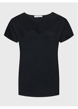 Femilet by Chantelle Koszulka piżamowa Jazz FNA550 Czarny Regular Fit ze sklepu MODIVO w kategorii Piżamy damskie - zdjęcie 168508120
