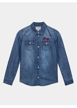 Guess Koszula jeansowa L3BH00 D4UE0 Niebieski Regular Fit ze sklepu MODIVO w kategorii Koszule chłopięce - zdjęcie 168508331