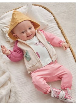 Mayoral Komplet bluza, bluzka i spodnie 2.666 Różowy Regular Fit ze sklepu MODIVO w kategorii Komplety niemowlęce - zdjęcie 168508564