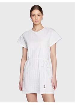 Elisabetta Franchi Sukienka codzienna AB_319-31E2-V190 Biały Regular Fit ze sklepu MODIVO w kategorii Sukienki - zdjęcie 168508641