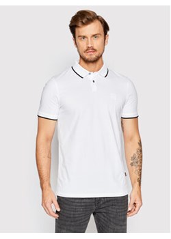 Boss Polo Passertip 50472665 Biały Regular Fit ze sklepu MODIVO w kategorii T-shirty męskie - zdjęcie 168508780