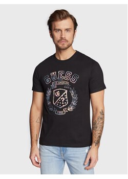 Guess T-Shirt M3RI03 I3Z14 Czarny Slim Fit ze sklepu MODIVO w kategorii T-shirty męskie - zdjęcie 168508842