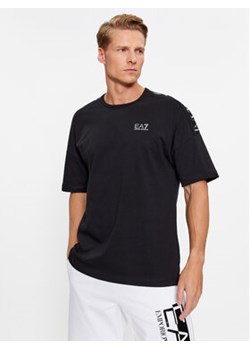 EA7 Emporio Armani T-Shirt 6RPT10 PJ7CZ 1200 Czarny Relaxed Fit ze sklepu MODIVO w kategorii T-shirty męskie - zdjęcie 168509581