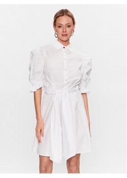 Fracomina Sukienka koszulowa FS23SD1019W40001 Biały Regular Fit ze sklepu MODIVO w kategorii Sukienki - zdjęcie 168509694